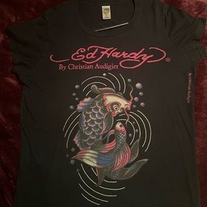 Ed Hardy Koi Fish Shirt